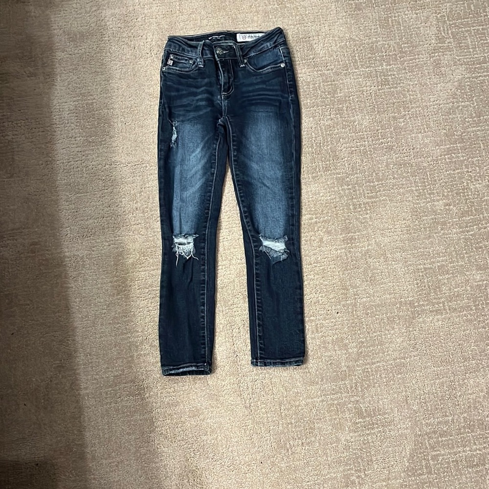 Girls AG twiggy ankle super skinny jeans. Size 10.